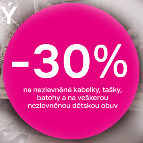 Deichmann - sleva 30% na vše nezlevněné