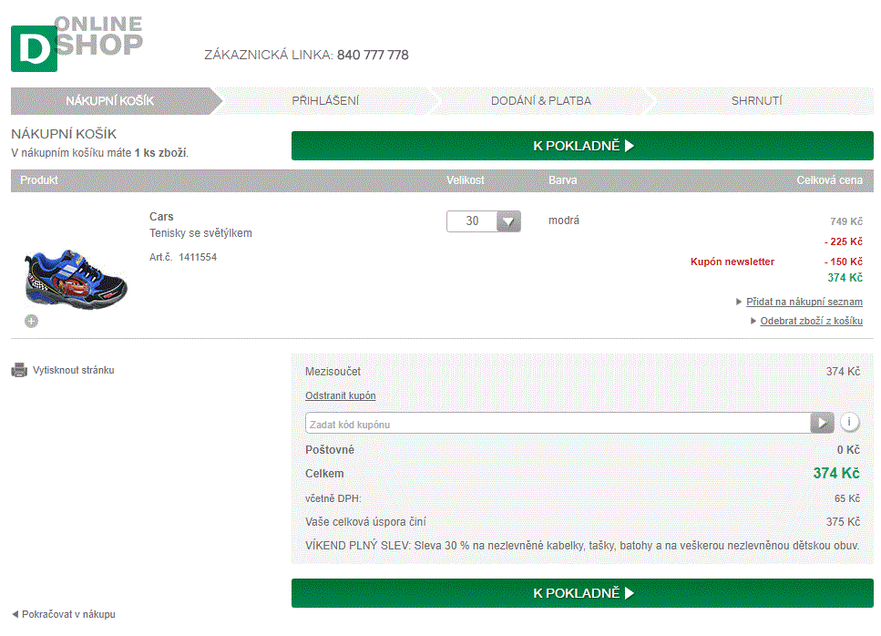 Deichmann - sleva 30% na vše nezlevněné