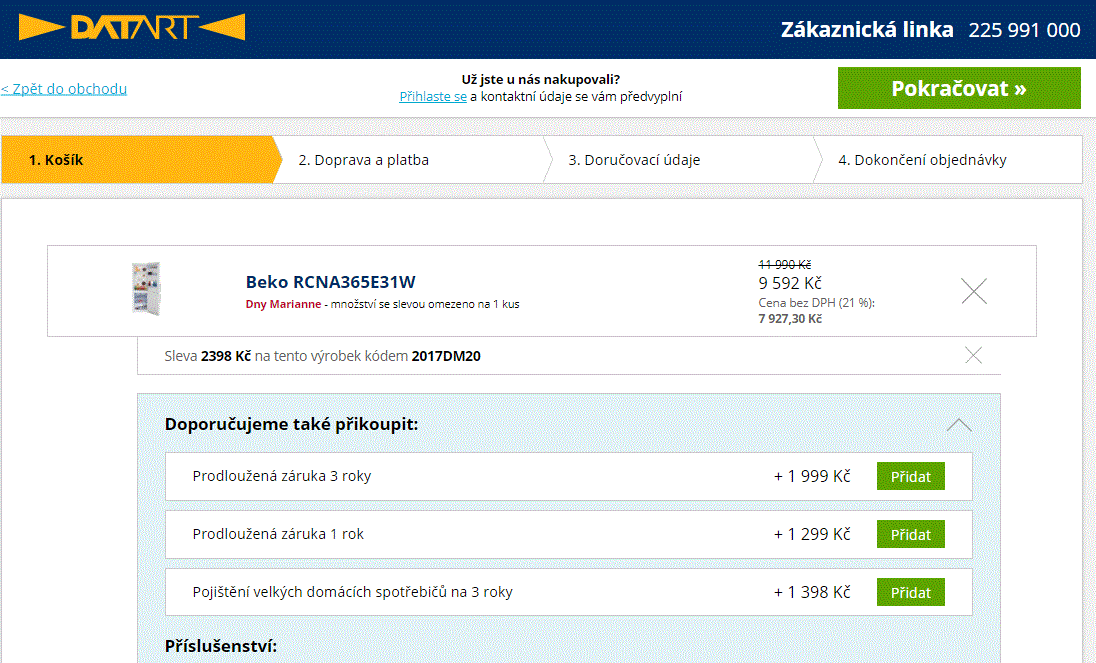 Jak nakupovat s Marianne lednici Beko