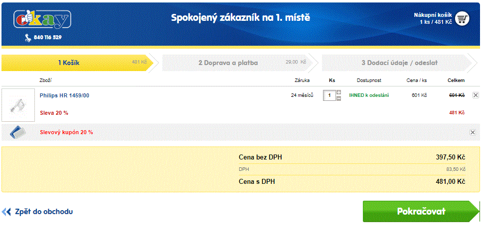Ruční šlehač Philips HR 1459/00