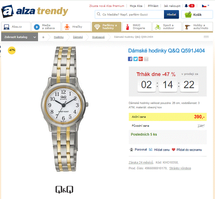 Dámské hodinky Q&Q