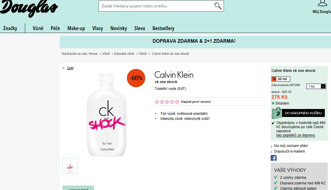 Calvin Klein CK One Shock EdT 50 ml