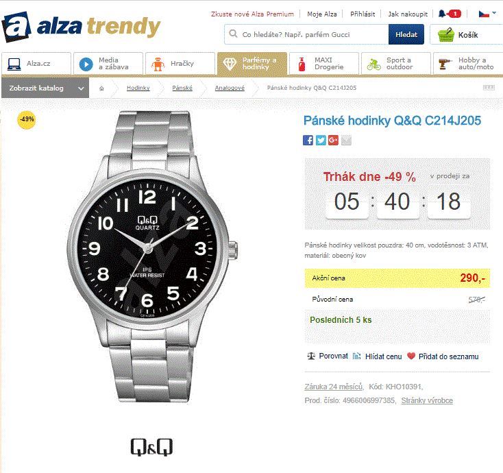 Pánské hodinky Q&Q