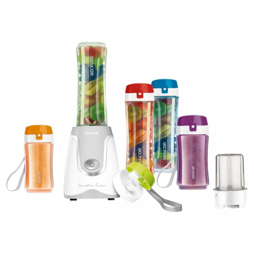 Smoothie mixér Sencor + 5 láhví
