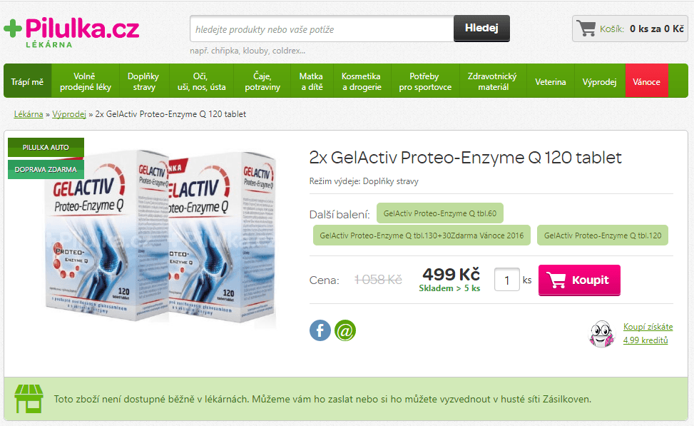 GelActiv Proteo-Enzyme Q - 240 tablet