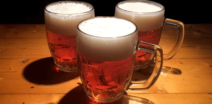 3 x ½ litru piva Staropramen 11°