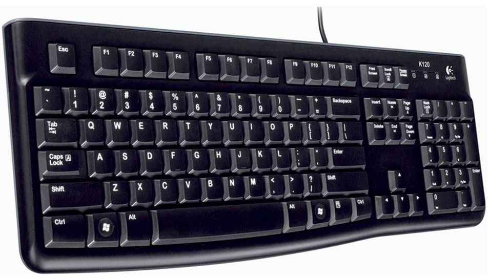 Logitech Klávesnice K120, USB, CZ