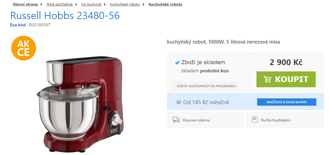 Kuchyňský robot Russell Hobbs Desire