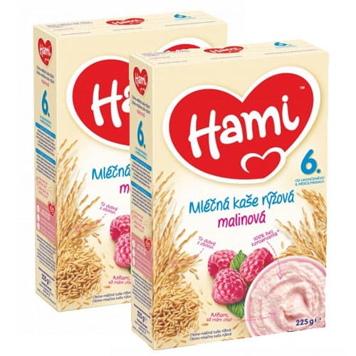 2 ks Hami kaše - různé druhy
