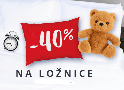 Sleva 40% na ložnice