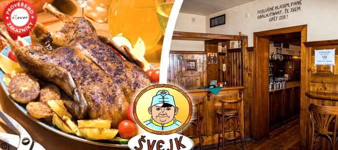 Pečená krůta s kaštanovo-brusinkovou nádivkou