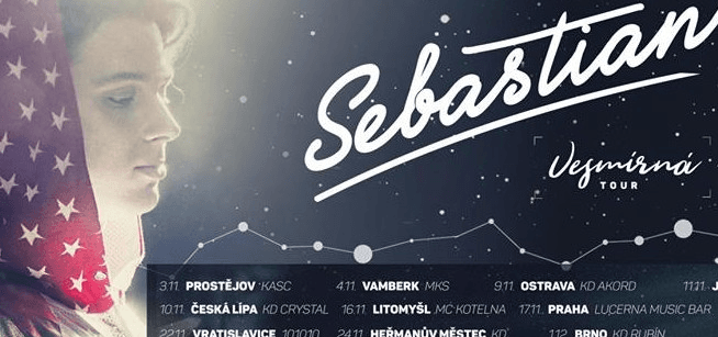 Lístek na koncert SEBASTIANA