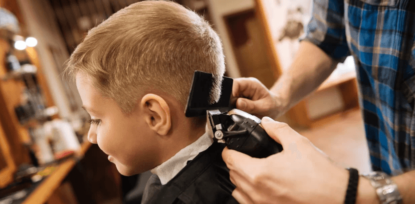 Péče v barber shopu - střih