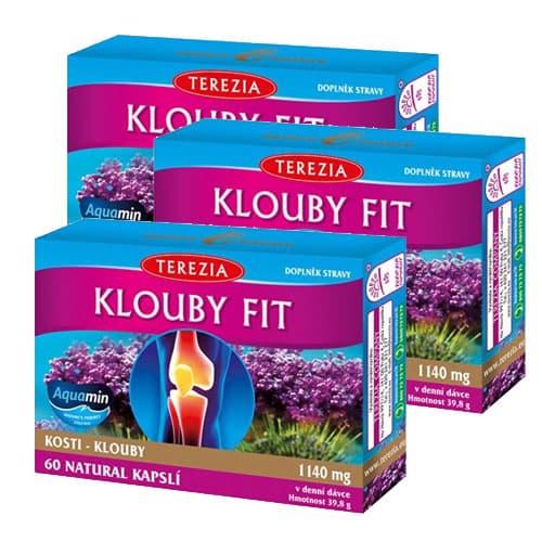 3x balení Klouby fit 60 kapslí