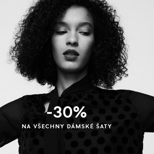 Mango - sleva 30% na dámské šaty