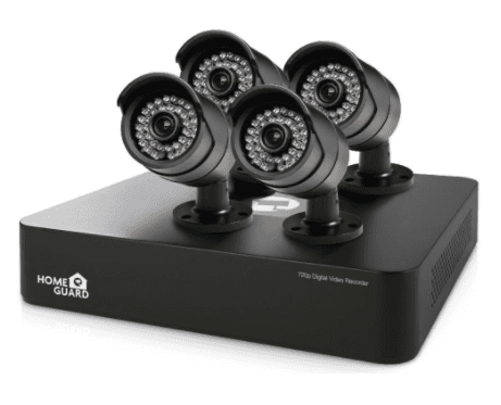 Komplet zabezpečovací set iGet, 4x kamera, server