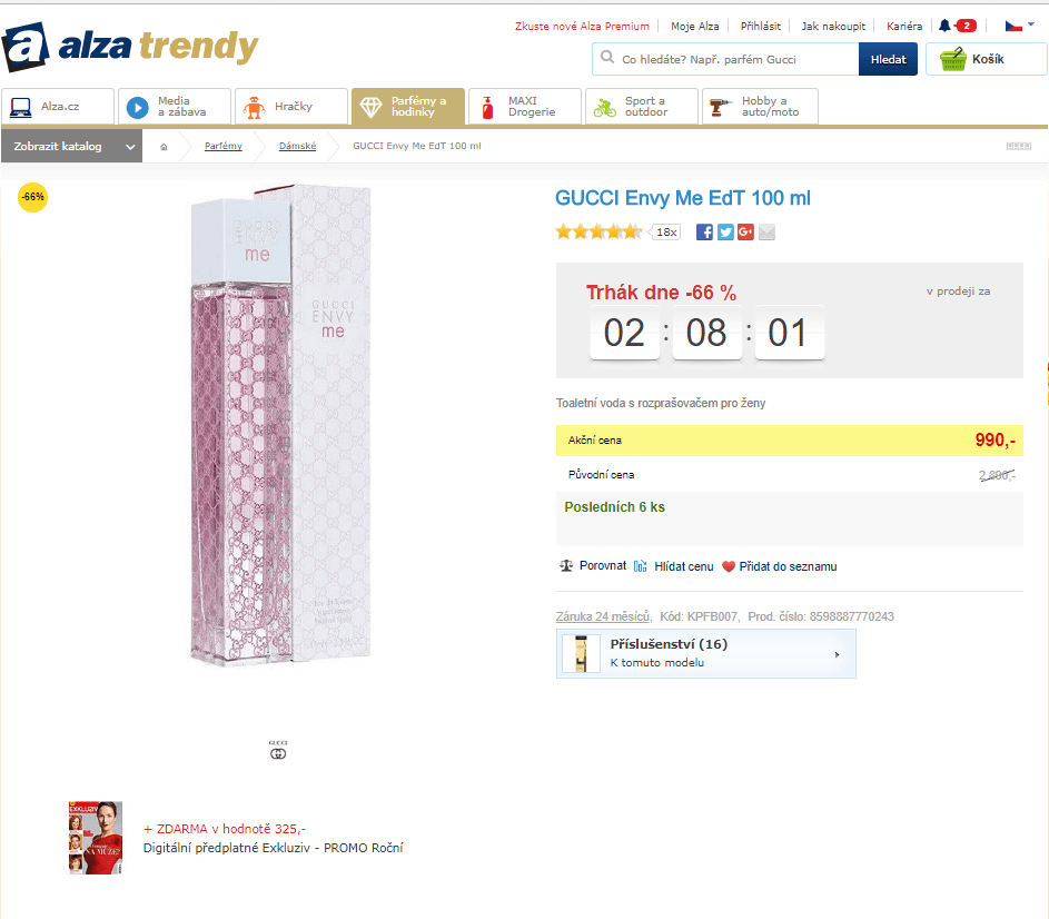 GUCCI Envy Me EdT 100 ml