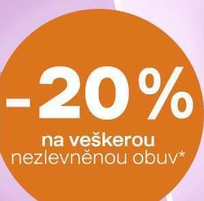 Sleva 20% na vše + doprava zdarma