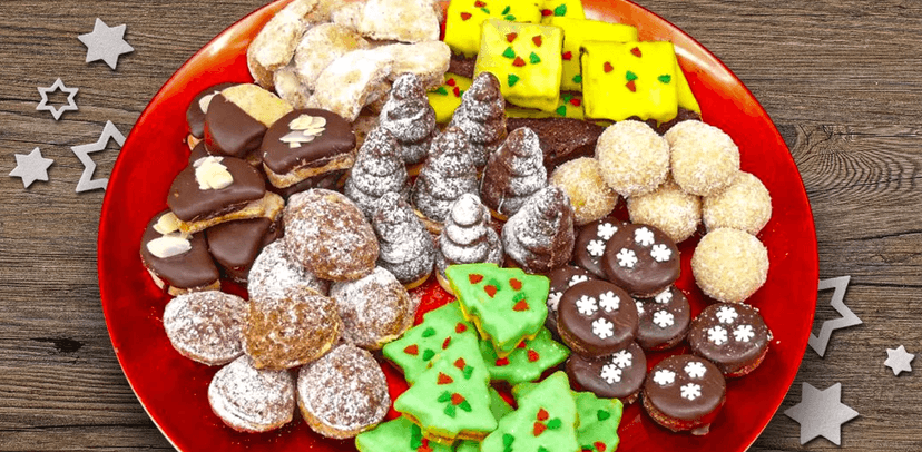 250 g vánočního cukroví (8 druhů)