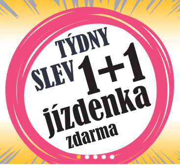 1+1 zdarma na jízdenky do Evropy 