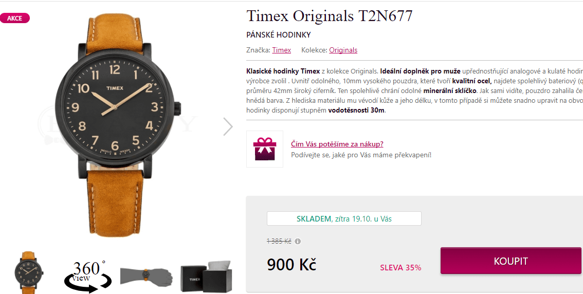 Pánské hodinky Timex Originals