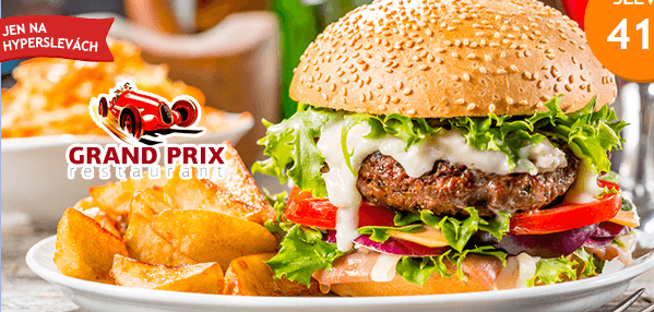 Vynikající burger menu dle výběru pro 2 