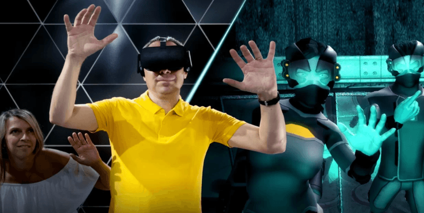 Úniková hra ve virtuální realitě pro 2 až 6 hráčů