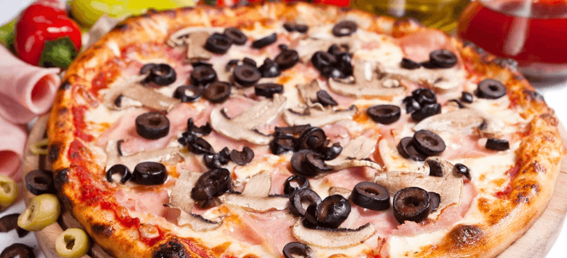 1× pizza z 10 druhů,  Ø 32 cm