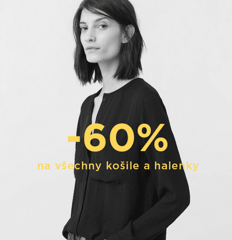Mango Outlet - sleva 60% na košile a halenky
