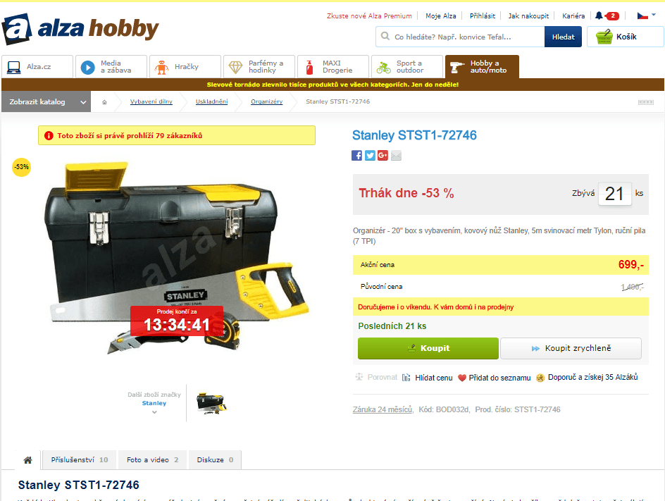 Organizér Stanley STST1-72746