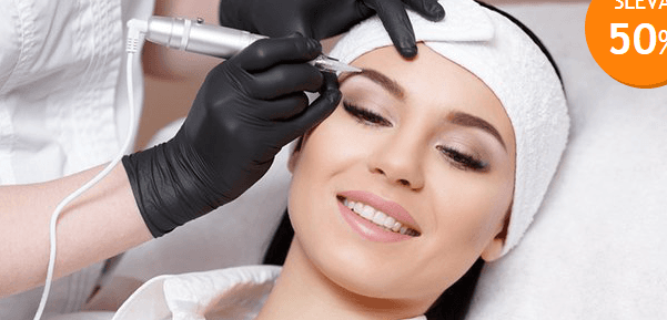 Permanentní make-up obočí metodou vláskování