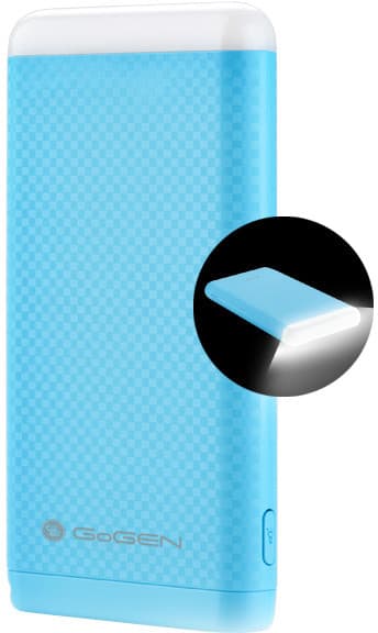 Powerbanka Gogen, 8000 mAh, svítilna