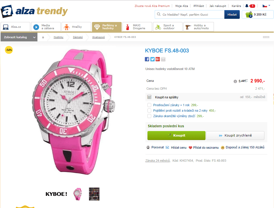 Unisex hodinky Kyboe FS.48-003