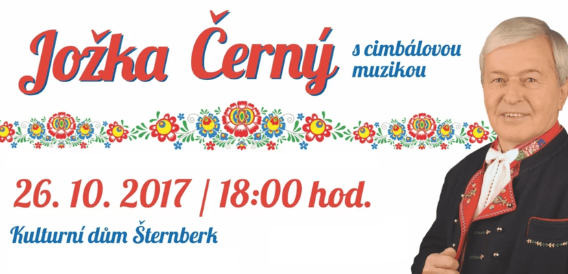 2 vstupenky na koncert Jožky Černého