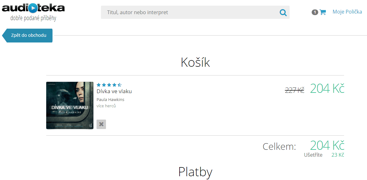 Audioteka.cz - audioknihy se slevou až 50%