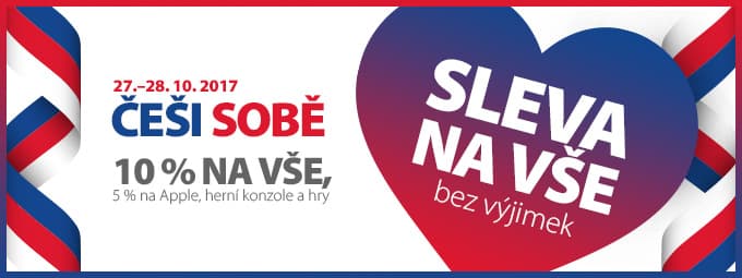 Euronics - slevy 5 a 10% na vybrané zboží