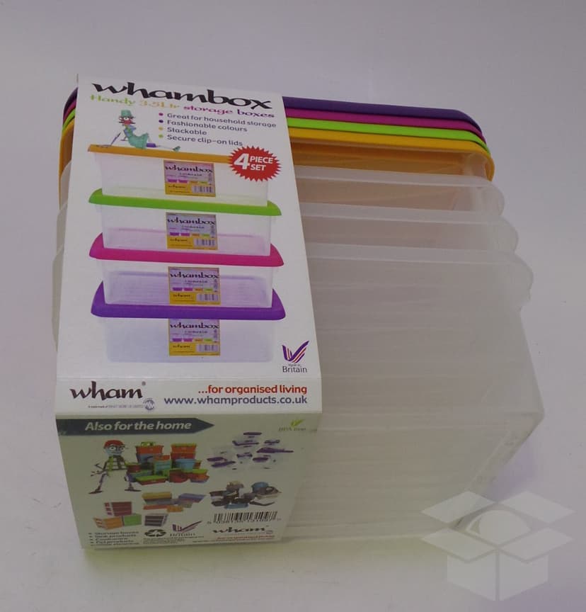 Úložné boxy Wham 3,5 l - 4ks