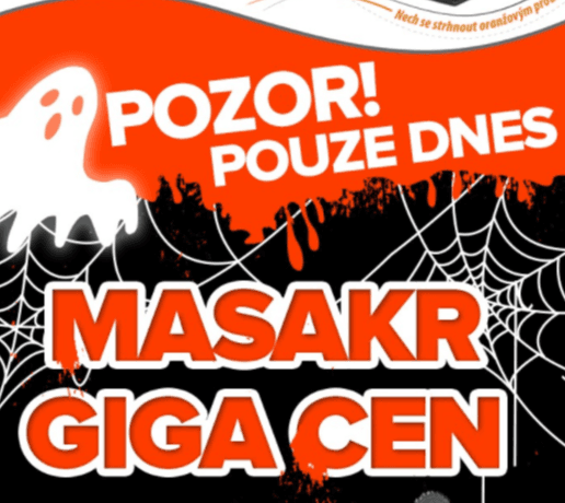 Halloweenský výprodej Gigacomputer