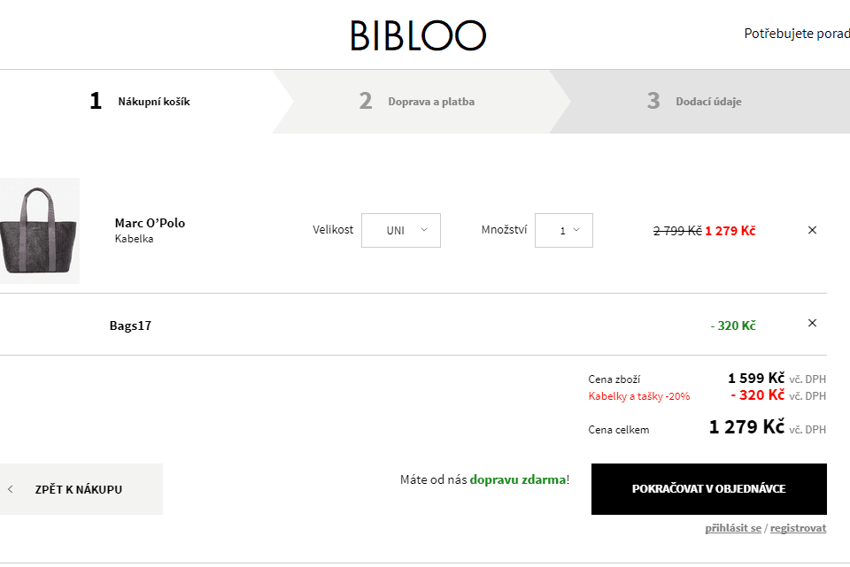 Bibloo - extra sleva 20% - kabelky a tašky