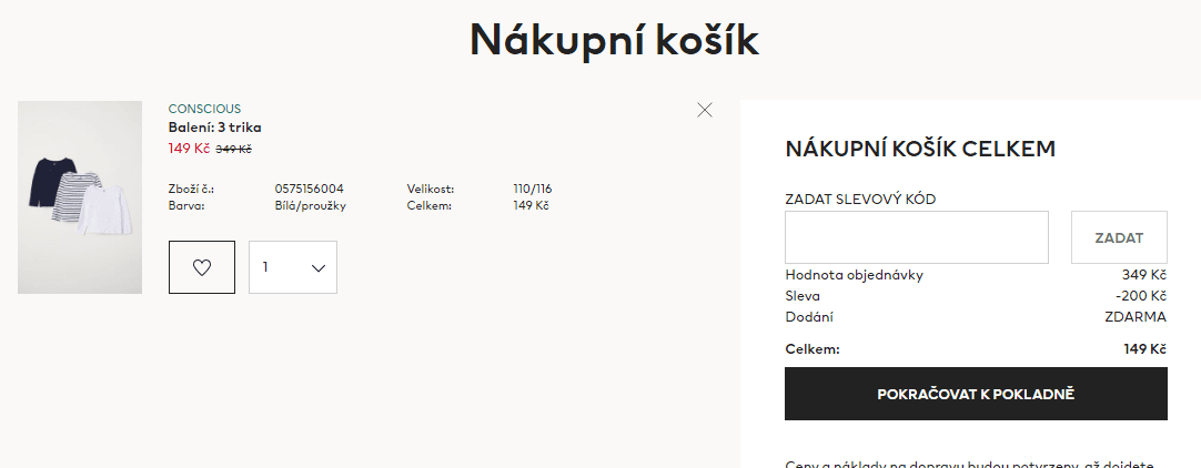 H&M - slevy a doprava zdarma na vše