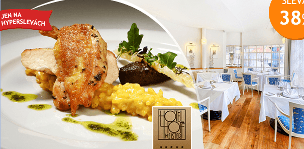 Luxusní degustační menu pro dva v 5* hotelu
