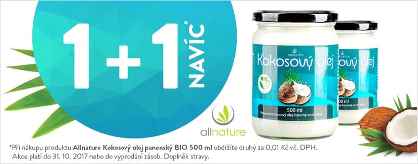 2x Bio Kokosový olej 500 ml