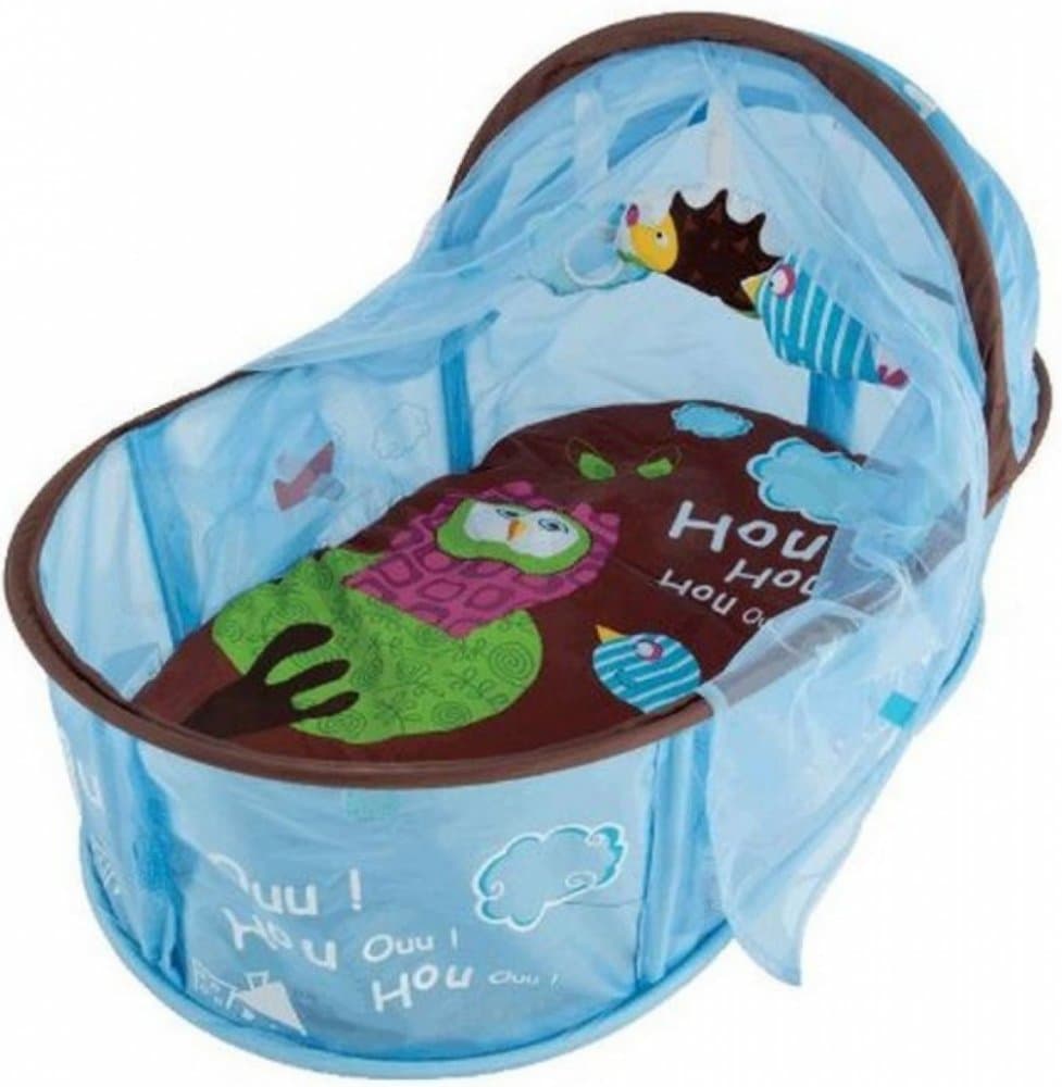 Cestovní postýlka Ludi Nomad, modrá