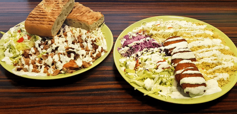 Vegetariánský talíř s falafelem (cca 320 g)