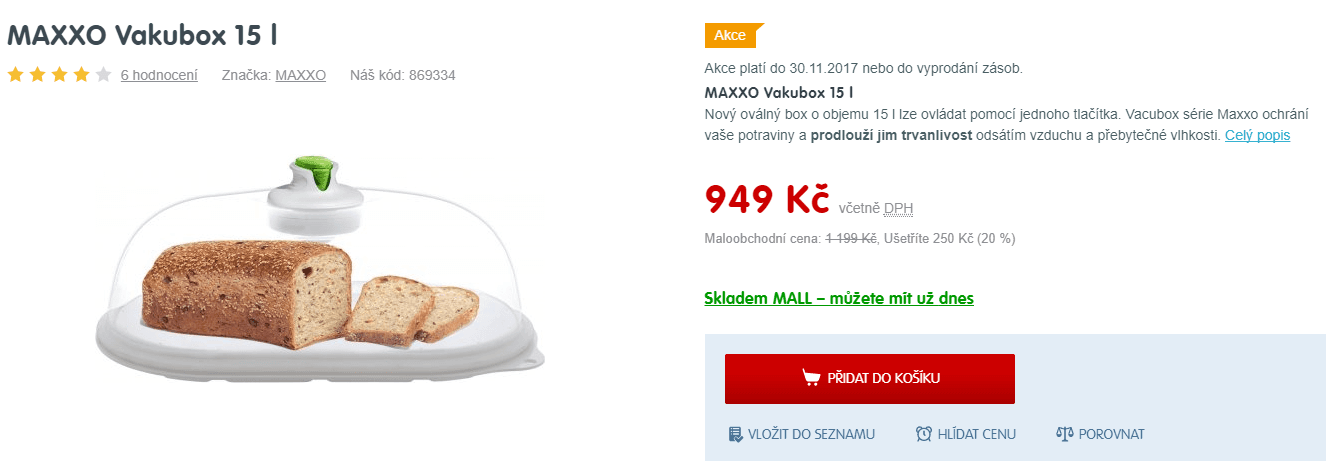Vakubox Maxxo 15 litrů 