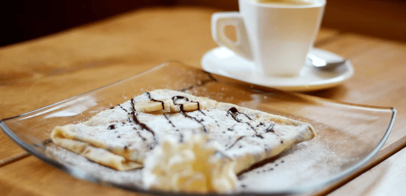 250gramová palačinka + velké espresso