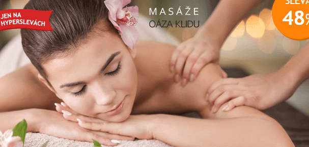 Relaxační masáž zad a šíje či masáž láv. kameny
