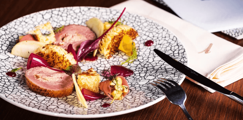 5chodové menu plné originálních chutí s lahví vína