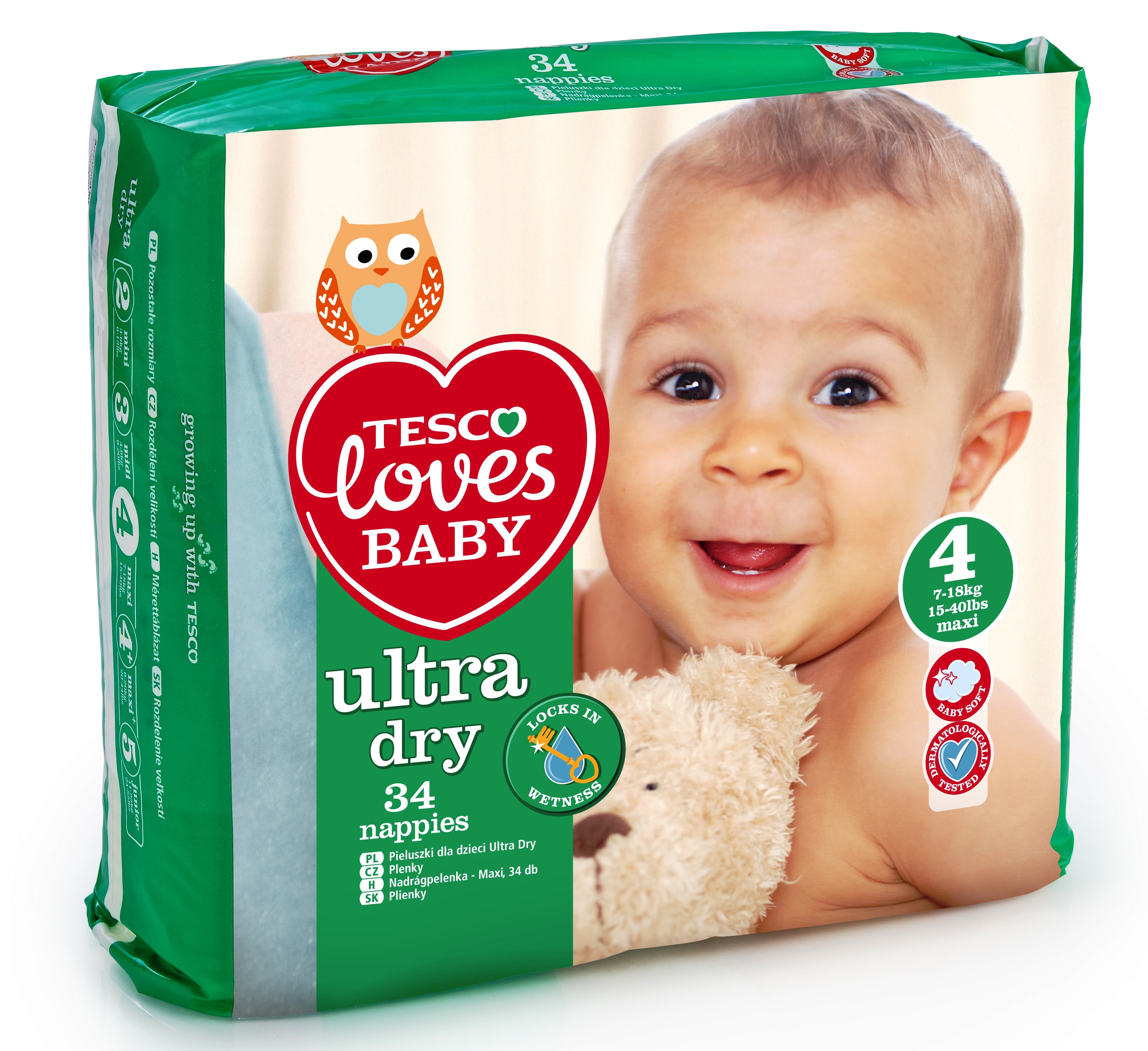 Plenky Tesco Loves Baby Ultra Dry