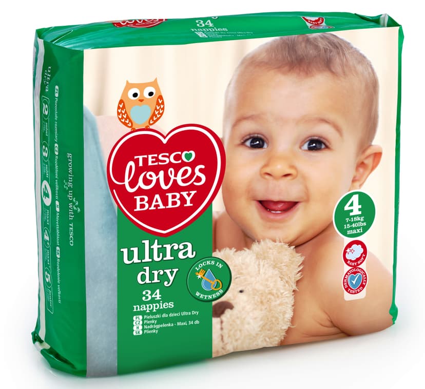 Plenky Tesco Loves Baby Ultra Dry